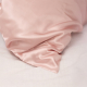 Наволочка шовкова Baby pink